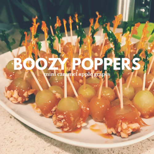 ~BOOZY~ Caramel Apple Grape Poppers