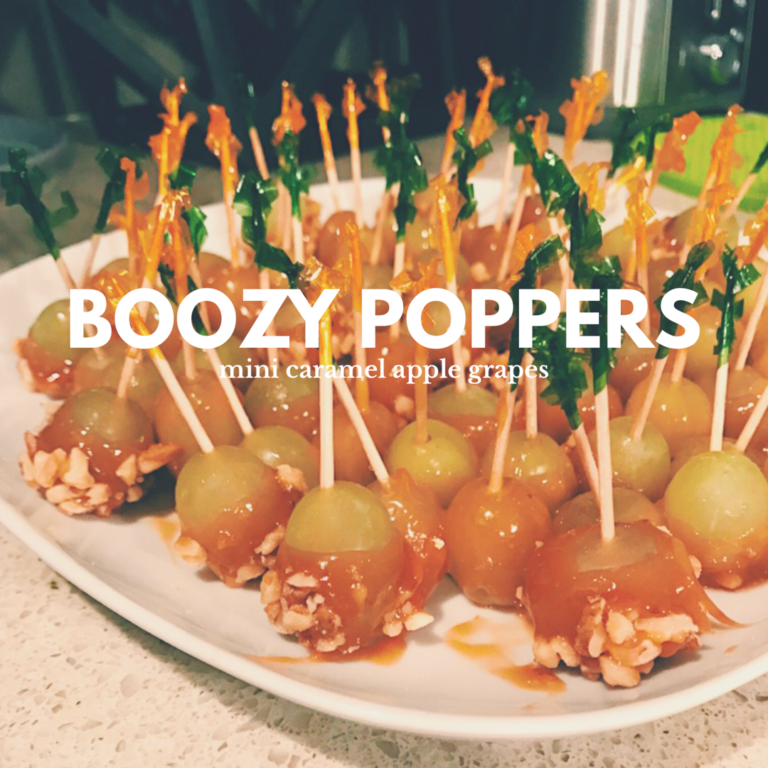Read more about the article ~BOOZY~ Caramel Apple Grape Poppers