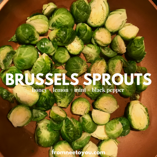 Honey Fried Brussels Sprouts