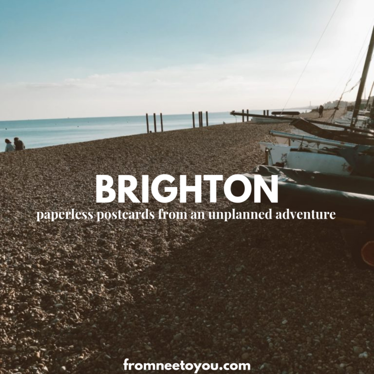 Read more about the article Paperless Postcards: Less than 24 Hours in Brighton